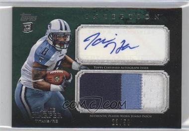 2011 Topps Inception - Rookie Autographed Jumbo Patch - Green #AJP-JH - Jamie Harper /50