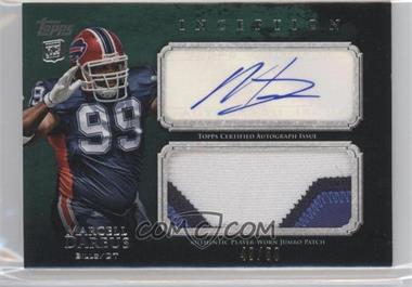 2011 Topps Inception - Rookie Autographed Jumbo Patch - Green #AJP-MD - Marcell Dareus /50