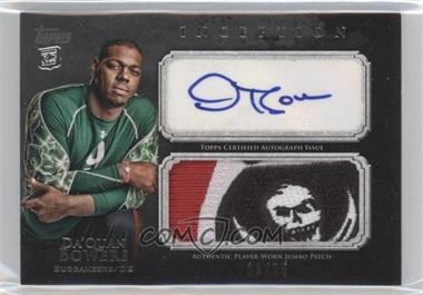 2011 Topps Inception - Rookie Autographed Jumbo Patch - Grey #AJP-DB - Da'Quan Bowers /75