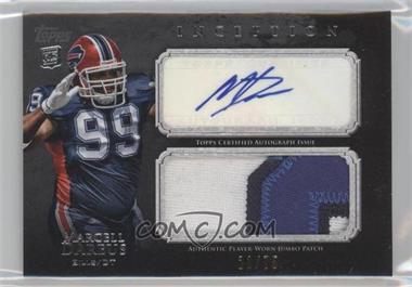 2011 Topps Inception - Rookie Autographed Jumbo Patch - Grey #AJP-MD - Marcell Dareus /75