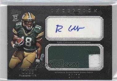 2011 Topps Inception - Rookie Autographed Jumbo Patch - Grey #AJP-RC - Randall Cobb /75