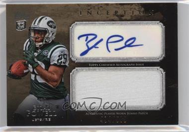 2011 Topps Inception - Rookie Autographed Jumbo Patch #AJP-BP - Bilal Powell /599