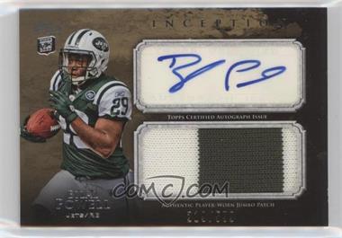 2011 Topps Inception - Rookie Autographed Jumbo Patch #AJP-BP - Bilal Powell /599