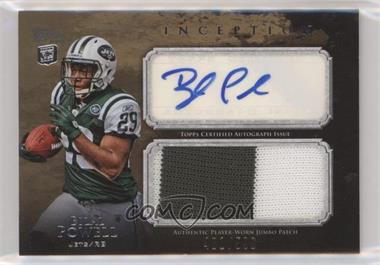 2011 Topps Inception - Rookie Autographed Jumbo Patch #AJP-BP - Bilal Powell /599