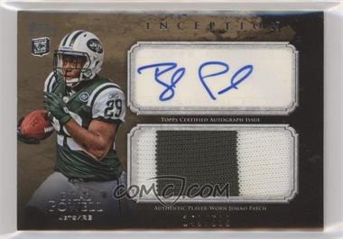 2011 Topps Inception - Rookie Autographed Jumbo Patch #AJP-BP - Bilal Powell /599