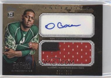 2011 Topps Inception - Rookie Autographed Jumbo Patch #AJP-DB - Da'Quan Bowers /599