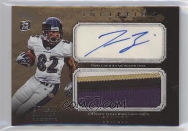 2011 Topps Inception - Rookie Autographed Jumbo Patch #AJP-TS - Torrey Smith /150 [EX to NM]