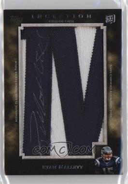 2011 Topps Inception - Rookie Autographed Letter #AL-RM - Ryan Mallett /1
