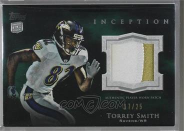 2011 Topps Inception - Rookie Patch - Green #RP-TS - Torrey Smith /25 [Noted]