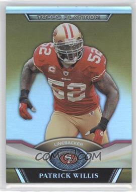 2011 Topps Platinum - [Base] - Gold Refractor #117 - Patrick Willis