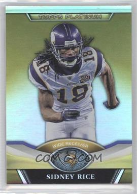 2011 Topps Platinum - [Base] - Gold Refractor #47 - Sidney Rice