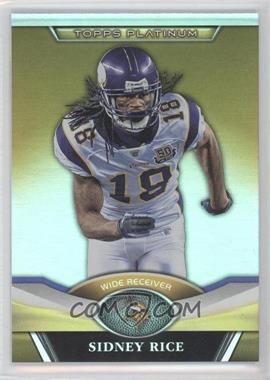 2011 Topps Platinum - [Base] - Gold Refractor #47 - Sidney Rice