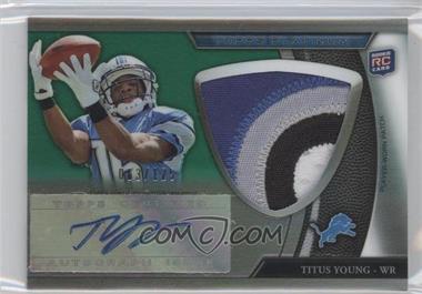 2011 Topps Platinum - [Base] - Jumbo Patch Green Refractor Rookie Autograph #116 - Titus Young /125