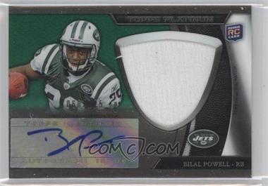 2011 Topps Platinum - [Base] - Jumbo Patch Green Refractor Rookie Autograph #2 - Bilal Powell /125