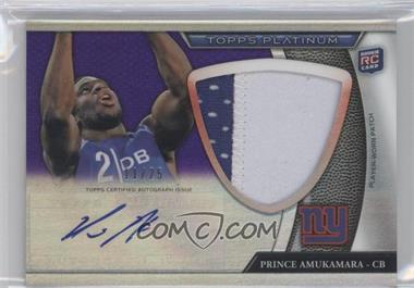 2011 Topps Platinum - [Base] - Jumbo Patch Purple Refractor Rookie Autograph #73 - Prince Amukamara /25