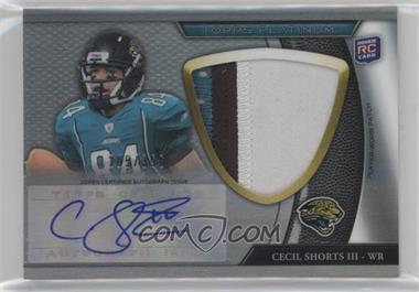 2011 Topps Platinum - [Base] - Jumbo Patch Refractor Rookie Autograph #115 - Cecil Shorts /356