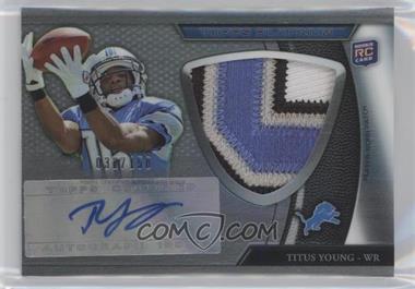 2011 Topps Platinum - [Base] - Jumbo Patch Refractor Rookie Autograph #116 - Titus Young /150