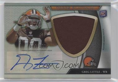 2011 Topps Platinum - [Base] - Jumbo Patch Refractor Rookie Autograph #148 - Greg Little /150