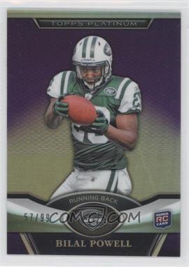 2011 Topps Platinum - [Base] - Purple Refractor #2 - Bilal Powell /99