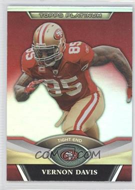 2011 Topps Platinum - [Base] - Red Refractor #147 - Vernon Davis