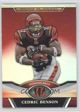 2011 Topps Platinum - [Base] - Red Refractor #54 - Cedric Benson