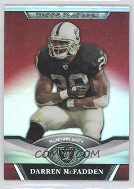 2011 Topps Platinum - [Base] - Red Refractor #82 - Darren McFadden