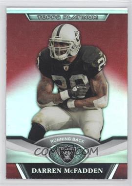 2011 Topps Platinum - [Base] - Red Refractor #82 - Darren McFadden