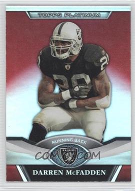 2011 Topps Platinum - [Base] - Red Refractor #82 - Darren McFadden