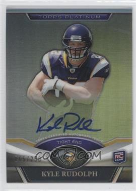 2011 Topps Platinum - [Base] - Refractor Rookie Autographs #97 - Kyle Rudolph /250