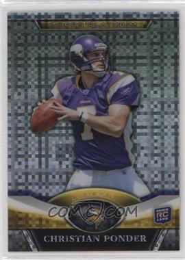 2011 Topps Platinum - [Base] - X-Fractor #109 - Christian Ponder