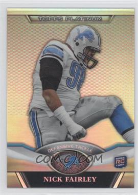 2011 Topps Platinum - [Base] #38 - Nick Fairley