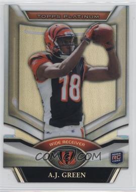 2011 Topps Platinum - Die-Cut #PDC-AG - A.J. Green