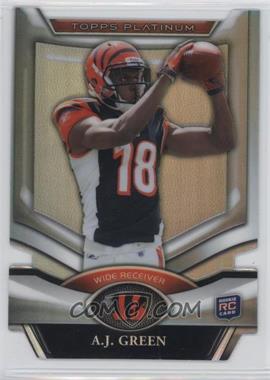 2011 Topps Platinum - Die-Cut #PDC-AG - A.J. Green