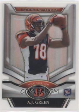 2011 Topps Platinum - Die-Cut #PDC-AG - A.J. Green