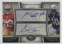 Kendall Hunter, Jordan Todman #/25