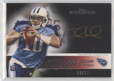 2011 Topps Precision - [Base] - Rookie Autographs Gold Ink #101 - Jake Locker /50 [Noted]