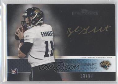 2011 Topps Precision - [Base] - Rookie Autographs Gold Ink #102 - Blaine Gabbert /50