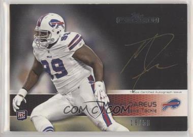 2011 Topps Precision - [Base] - Rookie Autographs Gold Ink #111 - Marcell Dareus /50
