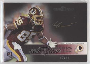 2011 Topps Precision - [Base] - Rookie Autographs Gold Ink #114 - Leonard Hankerson /50