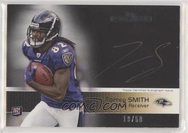 2011 Topps Precision - [Base] - Rookie Autographs Gold Ink #116 - Torrey Smith /50