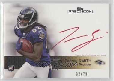 2011 Topps Precision - [Base] - Rookie Autographs Red Ink #116 - Torrey Smith /75