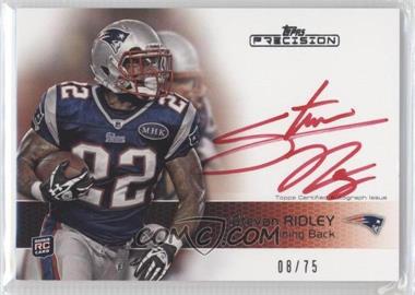 2011 Topps Precision - [Base] - Rookie Autographs Red Ink #122 - Stevan Ridley /75
