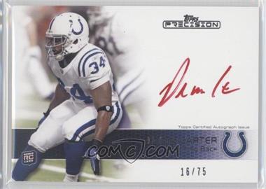 2011 Topps Precision - [Base] - Rookie Autographs Red Ink #123 - Delone Carter /75