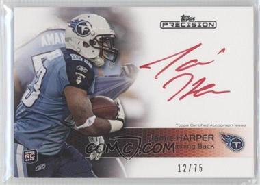 2011 Topps Precision - [Base] - Rookie Autographs Red Ink #124 - Jamie Harper /75