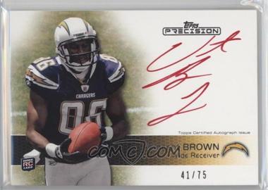 2011 Topps Precision - [Base] - Rookie Autographs Red Ink #131 - Vincent Brown /75