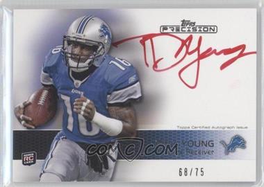 2011 Topps Precision - [Base] - Rookie Autographs Red Ink #134 - Titus Young /75