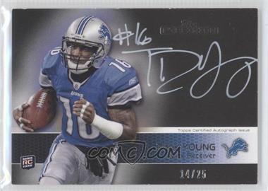 2011 Topps Precision - [Base] - Rookie Autographs White Ink #134 - Titus Young /25