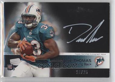 2011 Topps Precision - [Base] - Rookie Autographs White Ink #137 - Daniel Thomas /25