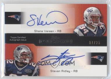 2011 Topps Precision - Dual Autographs #PCDA-VR - Shane Vereen, Stevan Ridley /25