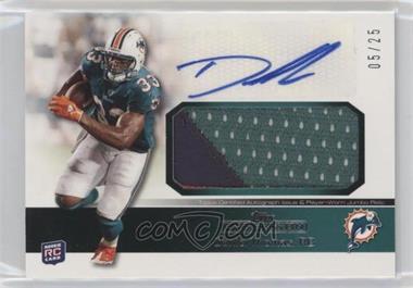 2011 Topps Precision - Rookie Autographed Jumbo Relic - Green Patch #RAJR-DT - Daniel Thomas /25